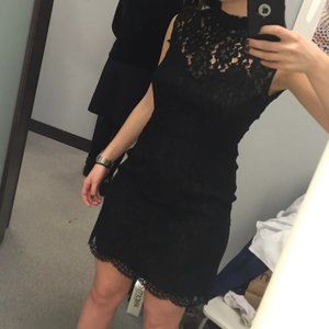 Sandro lace mini dress